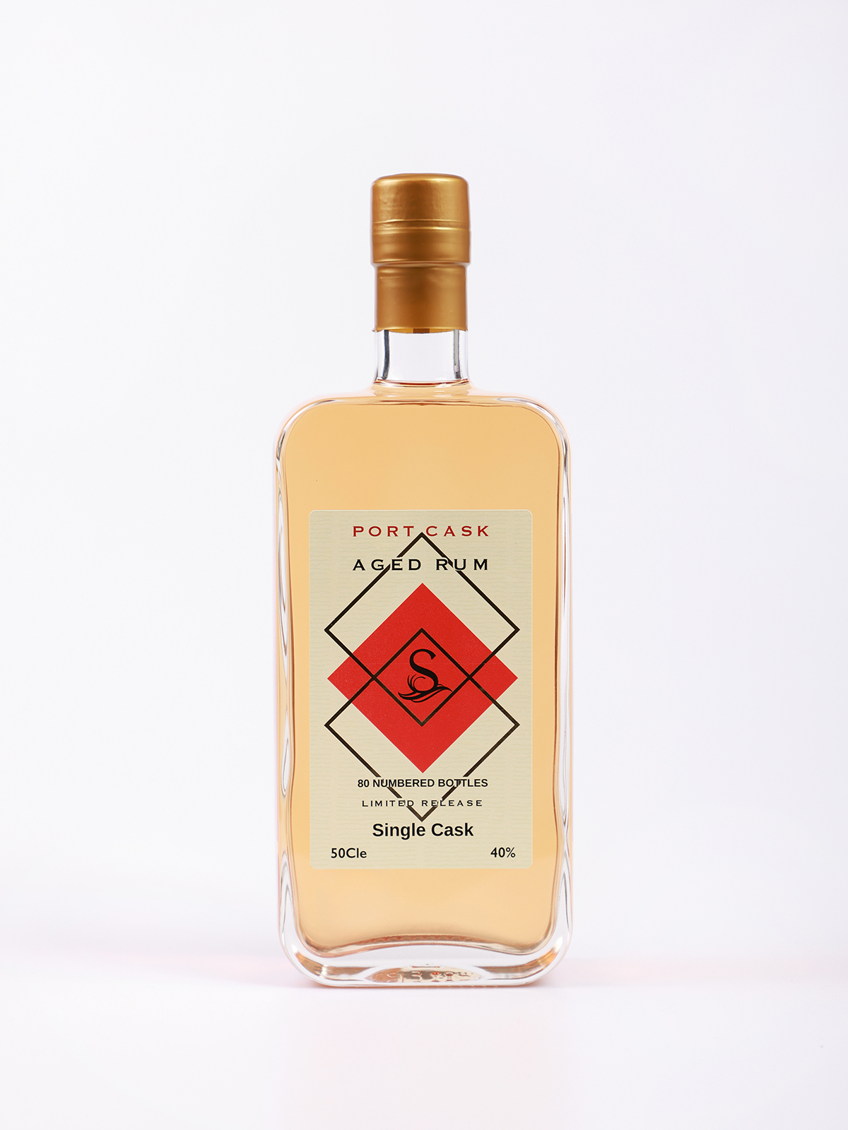 Solway Spirits - Port Cask Aged Rum - 50cle - 40%