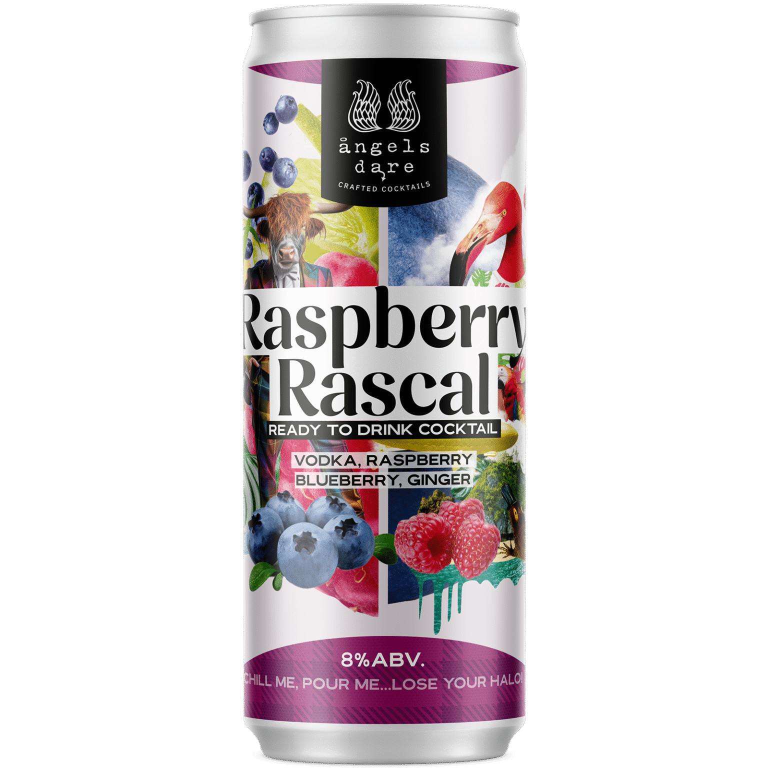 Angels Dare - Raspberry Rascal 250ml 8%