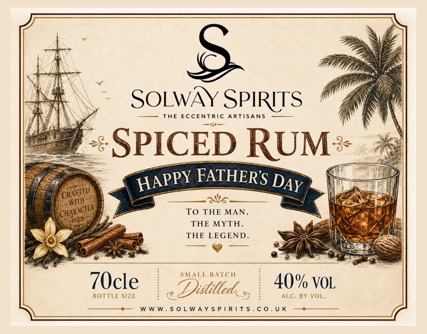 Fathers Day Special Rum Bottle - Image 2